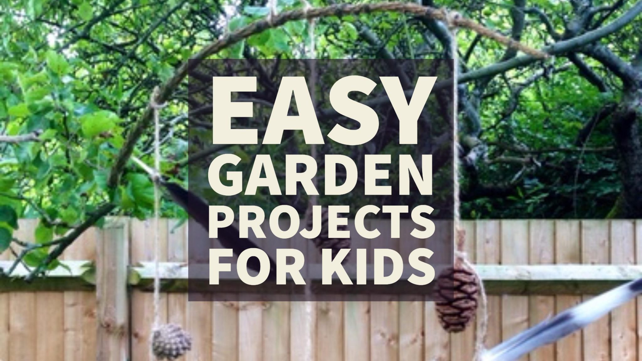 Easy Garden Projects For Kids - Red Kite Days