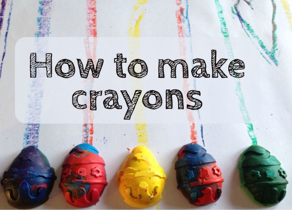 Making Crayons using molds {Craft Camp}