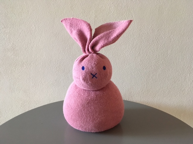 Stuffed bunny sock bunny
