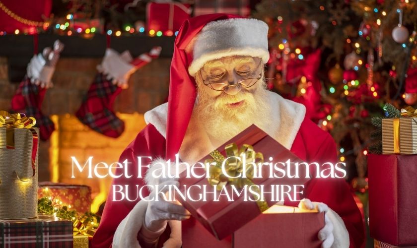 guide to all the santa grottos and father christmas experiences in buckinhamshire 2025