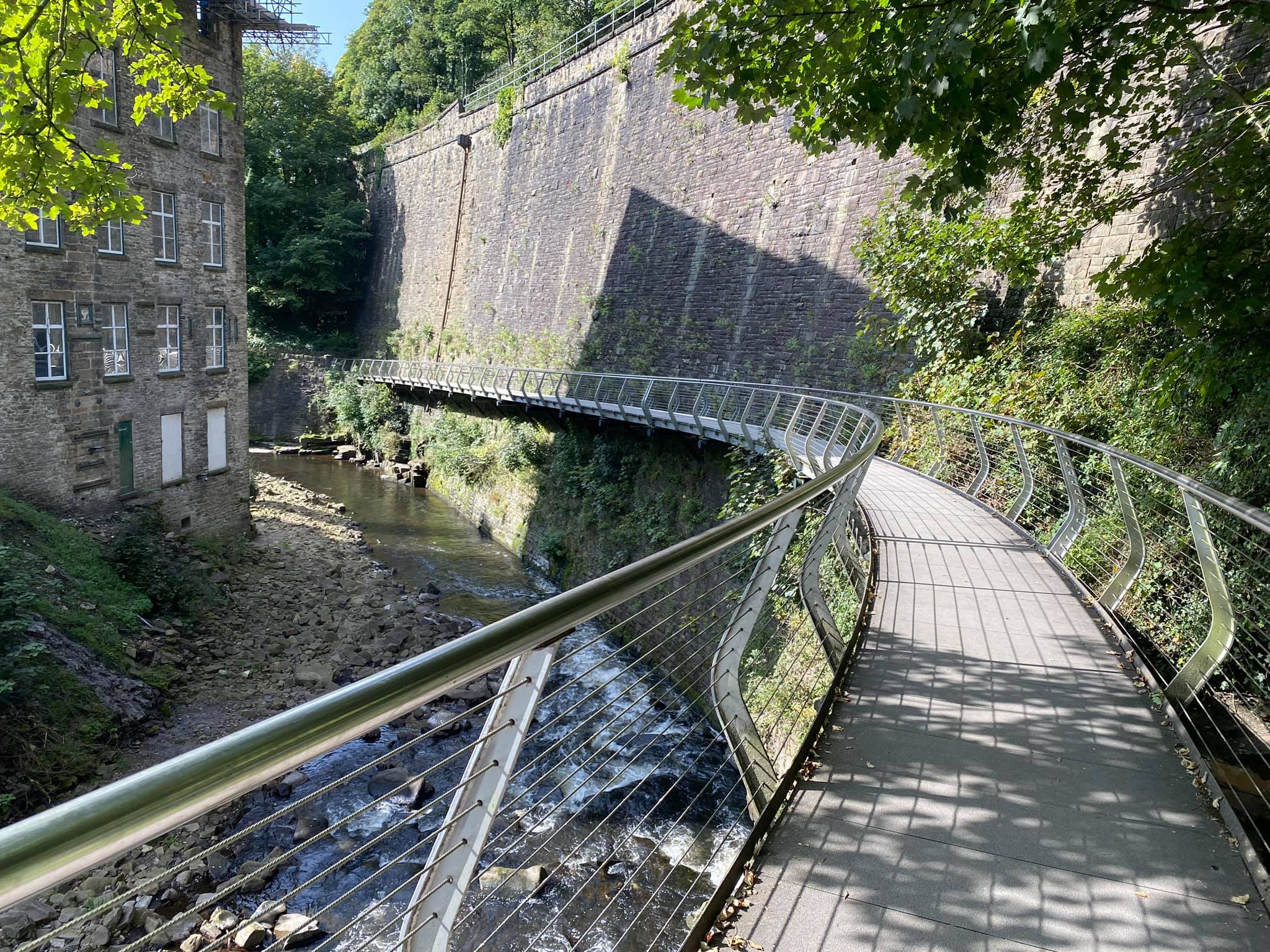 Millennium Walkway New Mills, best family walk peak district, family days out north west, cheshire family blogger