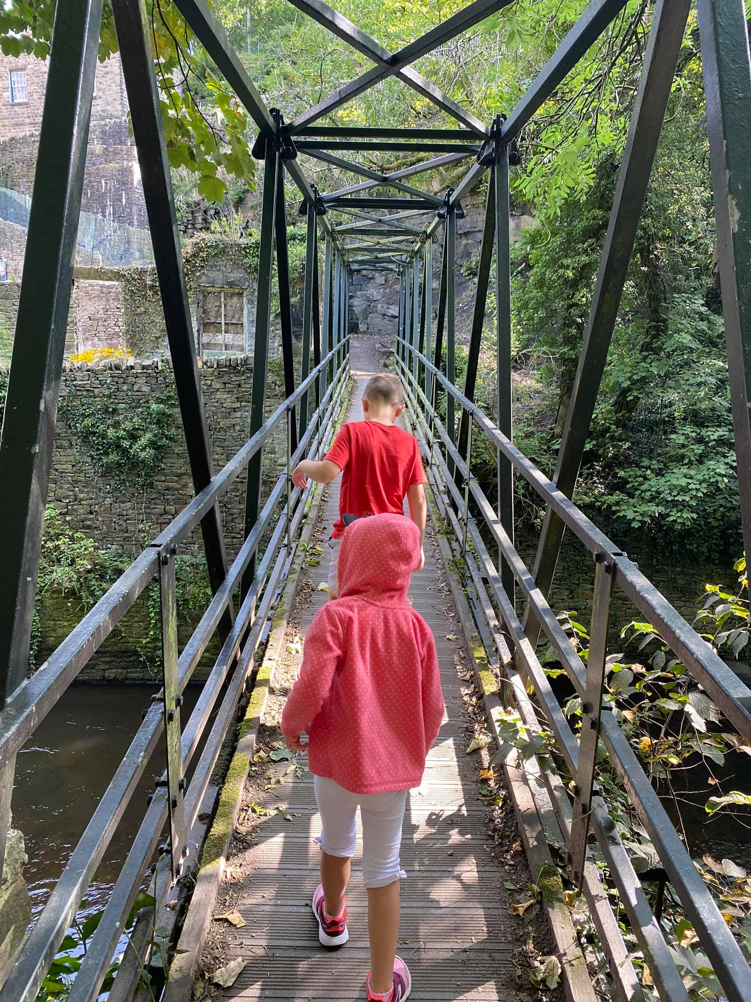 Millennium Walkway New Mills, best family walk peak district, family days out north west, cheshire family blogger