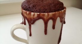 easy microwave mug cake, make a cake in a microwave, chocolate microwave mug cake recipe