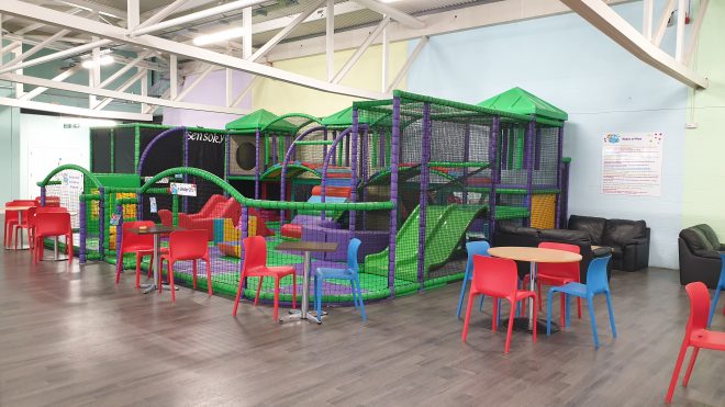 under 2s soft play frame at djs in hemel