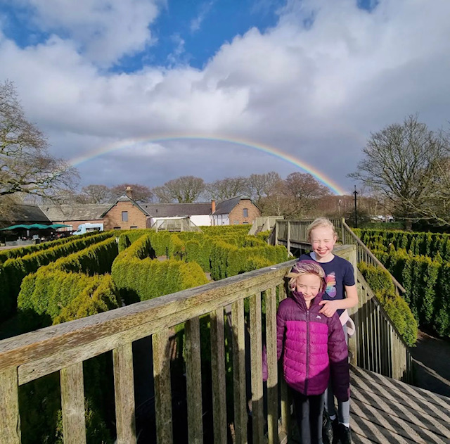 Speke Hall maze - Red Kite Days