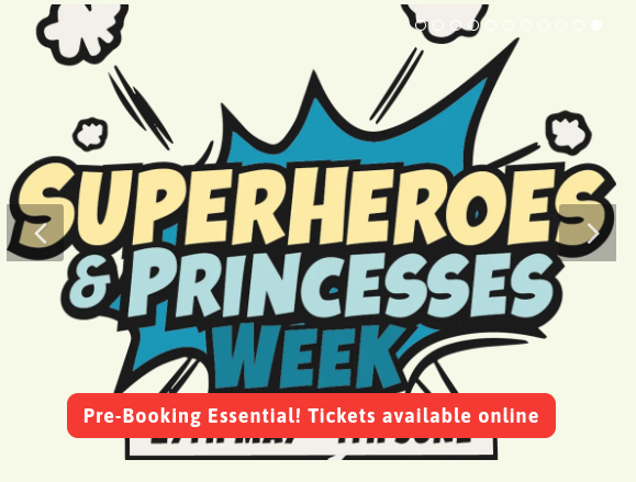 Superhero's and Princess Week at Bocketts Farm - Red Kite Days